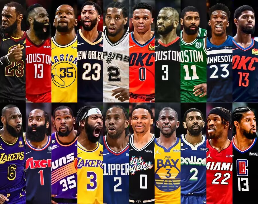 物是人非！一张图告诉你五年的时间NBA能发生多大变化🤯